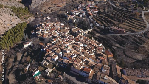 Aerial view of Nerpio, Albacete, Spain photo