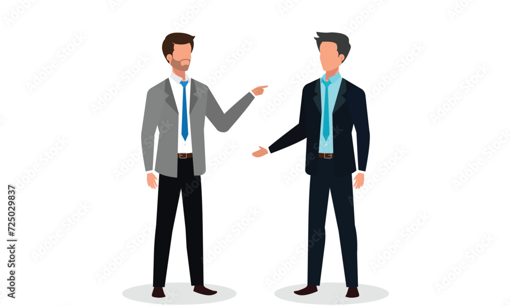 Conflict Resolution and Conflict at workplace, Conflict at Work Between two person who Quarrelling and Point out Index Finger Pointing Out by Discussion between two Employee and Boss Manager Conflict Conflict Resolution and Conflict at workplace, Conflict at Work Between two person who Quarrelling and Point out Index Finger Pointing Out by Discussion between two Employee and Boss Manager Conflict
