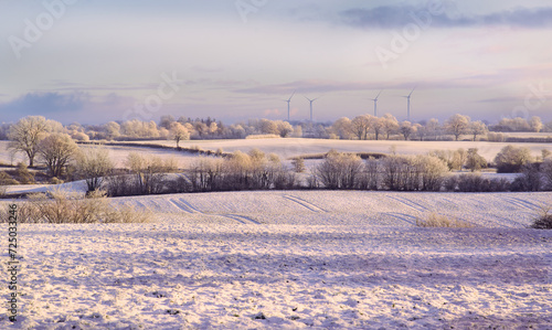 The country with light snow