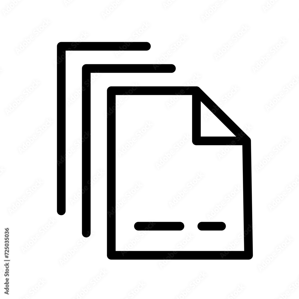 Vector black line icon reproduce files isolated on white background Vector black line icon reproduce files isolated on white background