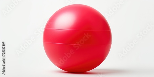 A red egg sitting on top of a white surface. Can be used as a symbol of new beginnings or for Easter-themed designs
