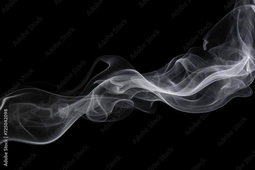 A black and white photo capturing the beauty and mystery of smoke. Perfect for adding a touch of elegance and intrigue to any project