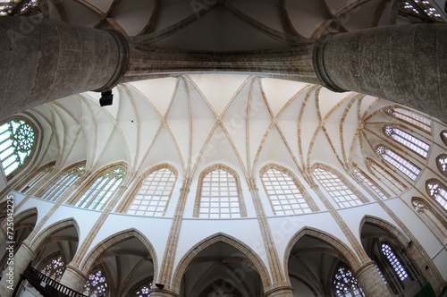 Lala Mustafa Pasha Mosque (St. Nicholas Cathedral) is in Famagusta, Cyprus. photo