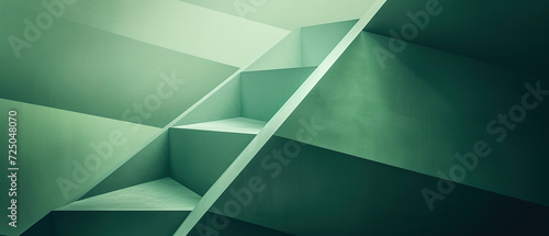 abstract minmalistic geometric green background