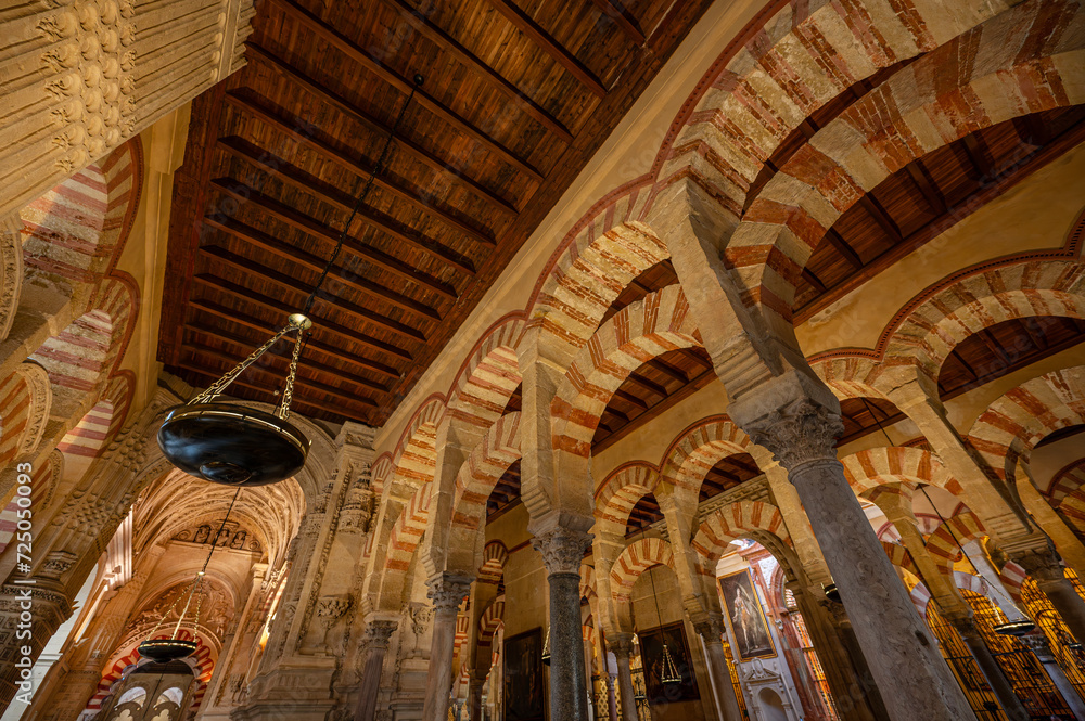 Mezquita – the great mosque of Cordoba, Spain.	