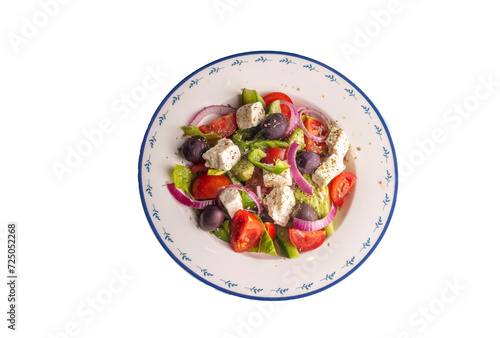 Greek salad with fresh vege...