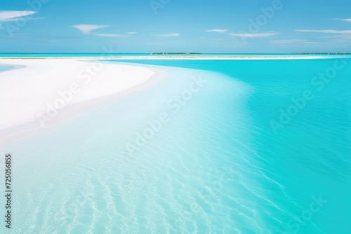 Ocean beach summer vacation sea tropical turquoise landscape sand blue