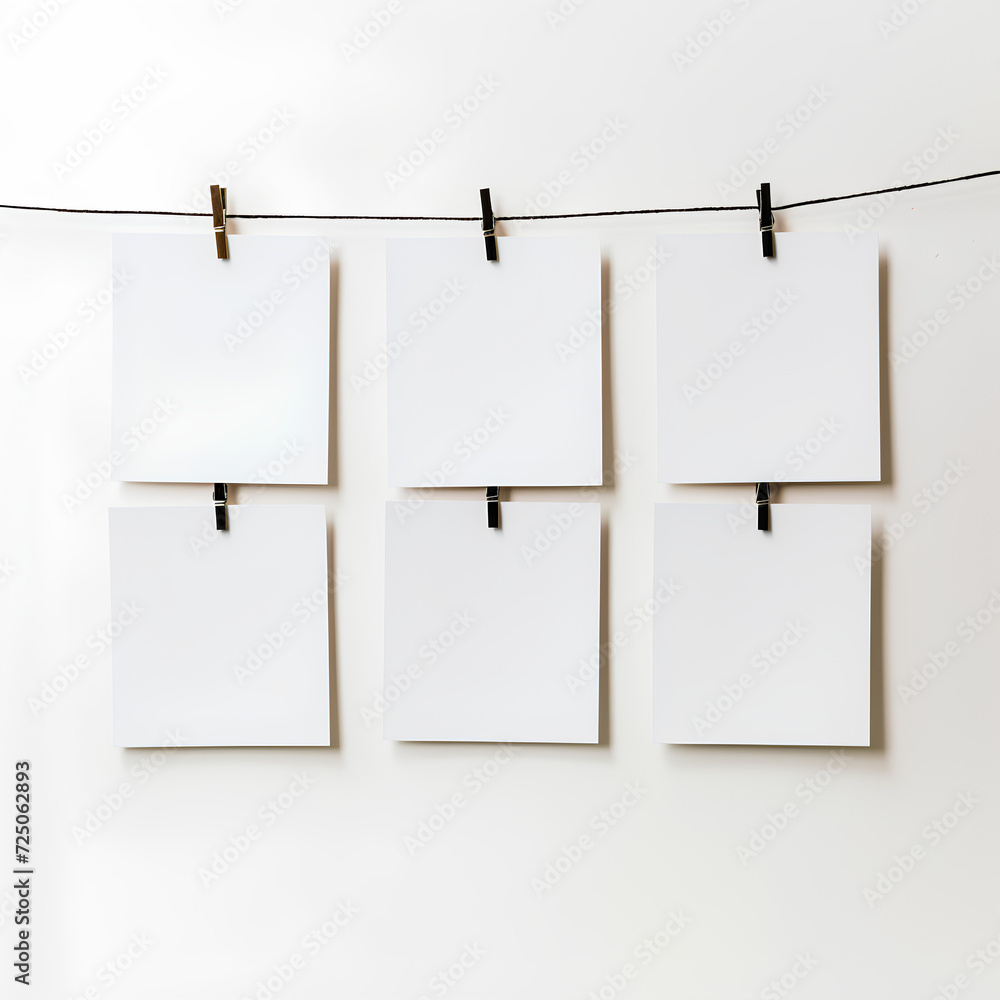 Mockups of polaroid style photographs in white. Plain background. Mockups of polaroid style photographs in white. Plain background.