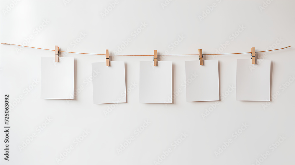 Mockups of polaroid style photographs in white. Plain background. Mockups of polaroid style photographs in white. Plain background.