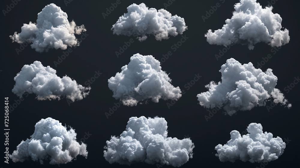 clouds in the sky - obrazy, fototapety, plakaty 