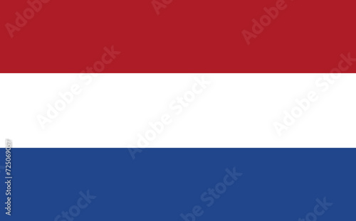 Flag of Netherlands. Netherlands state symbol. Dutch flag