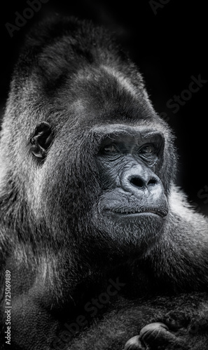 portrait of gorilla © Vera Kuttelvaserova