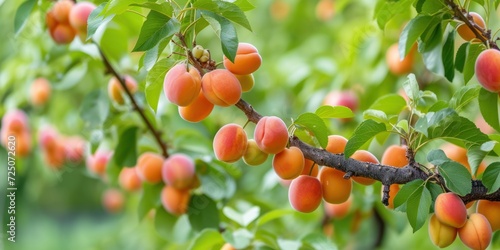 Abundant Harvest: Tree Laden With Ripe Fruit