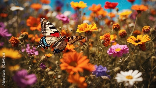 Picture a field of blooming wildflowers, bursting with a riot of colors that span the entire spectrum