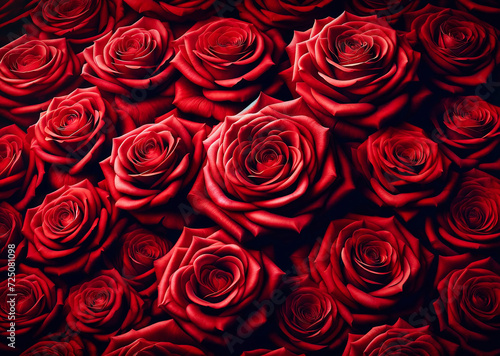 background of roses
