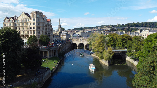 Bath is a city in South West England, best known for its baths fed by three hot springs.