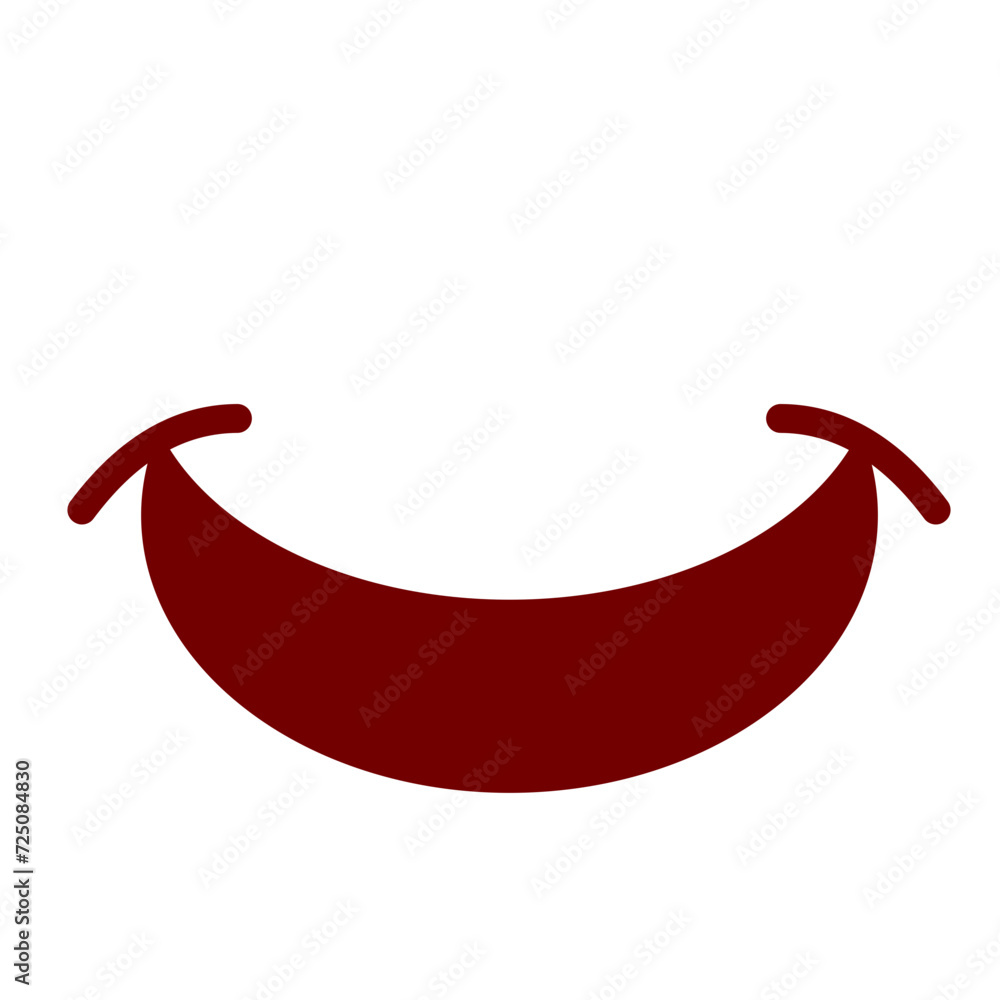 Mouth abstract icon Mouth abstract icon