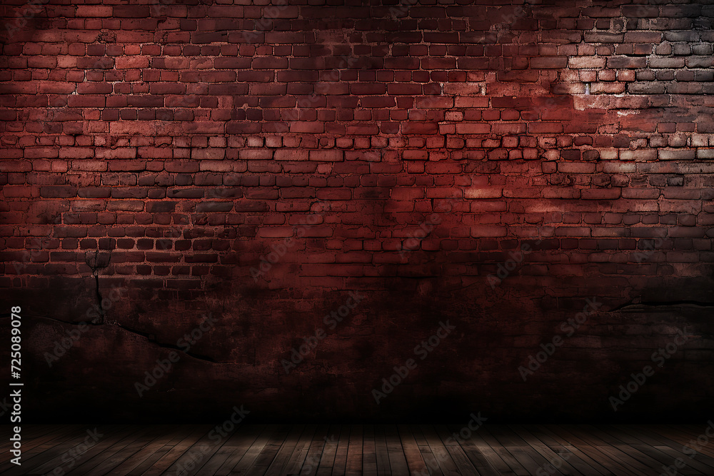Red brick wall. Texture of dark brown and red brick wall. Red brick wall. Texture of dark brown and red brick wall.