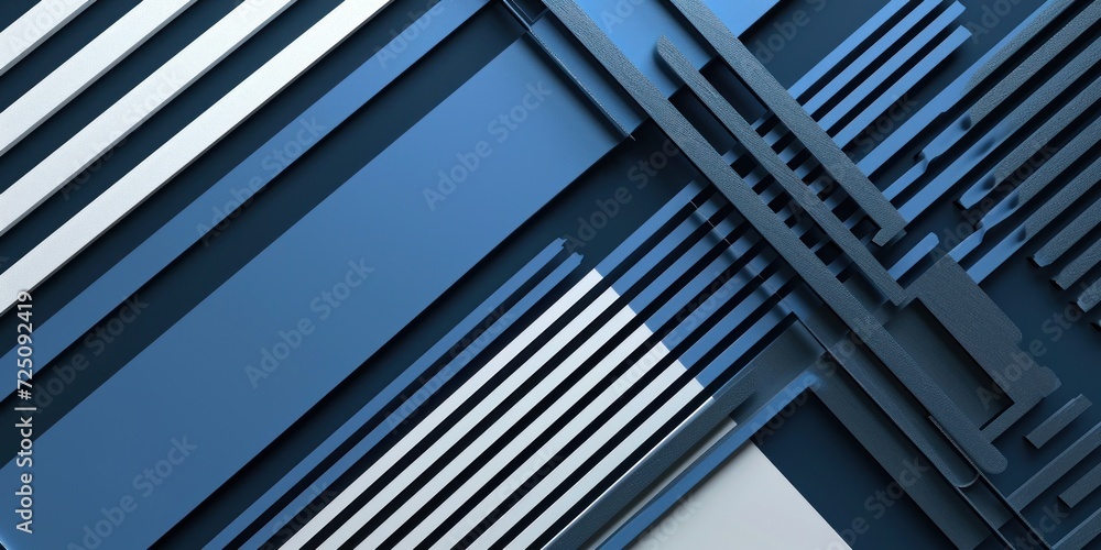 Obraz premium a blue and white striped background