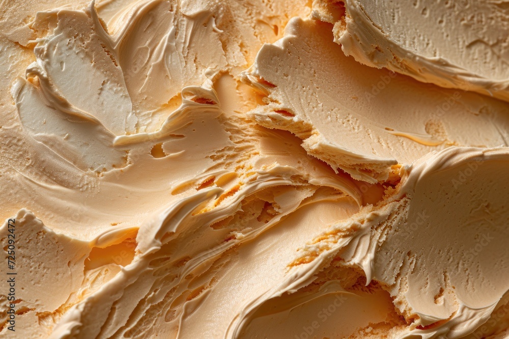 a close up of a scoop of ice cream a close up of a scoop of ice cream