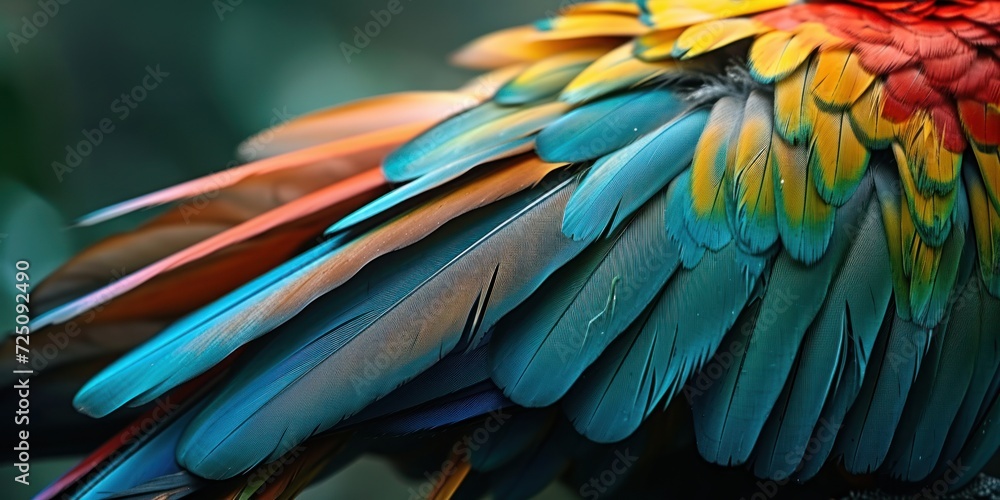 a close up of a bird's feathers a close up of a bird's feathers