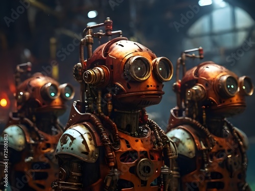 Roboterarmee © pit24