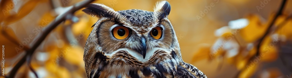 a close up of an owl a close up of an owl