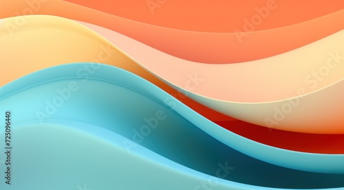 a colorful waves of different colors