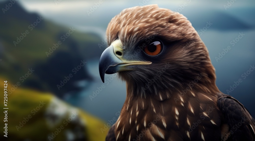 Naklejka premium a close up of a bird