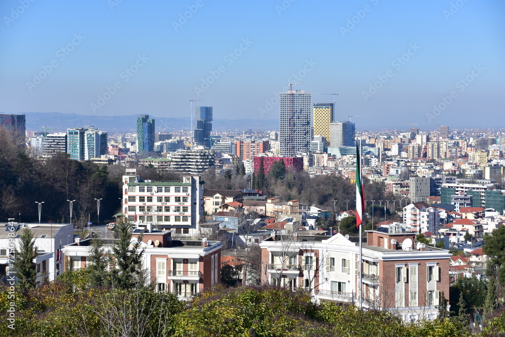 Tirana, capital and largest tourist city, Albania, Europe, Balkans,