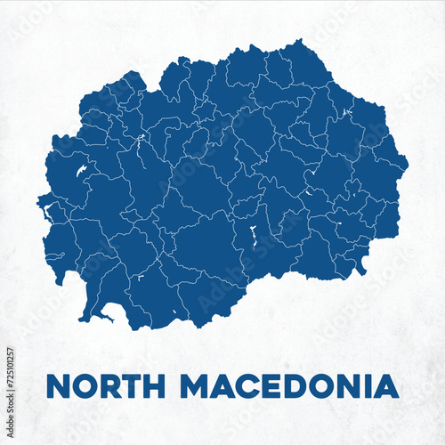 Detailed North Macedonia Map