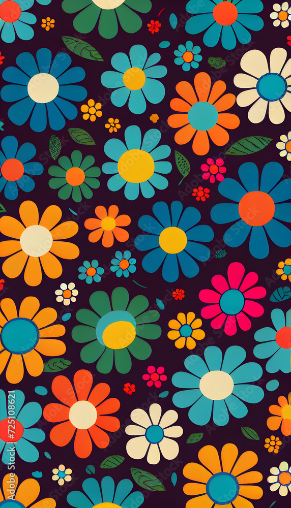 seamless pattern with flowers seamless pattern with flowers