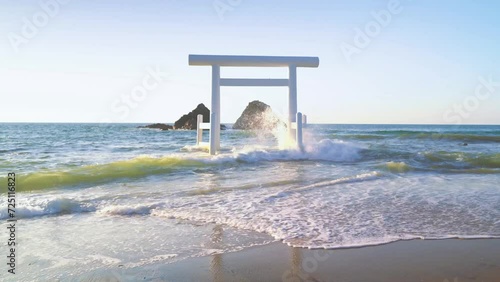 桜井神社・二見ヶ浦の鳥居（福岡県・糸島市）