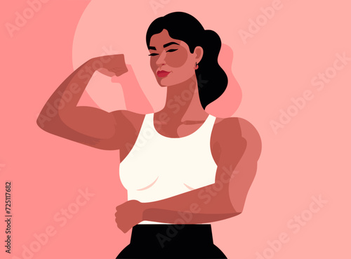 Confident Woman in Business Attire with Crossed Arms