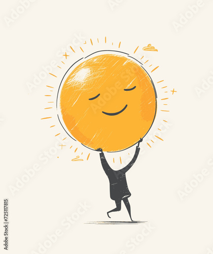 Vibrant Artistic Concept Illustrating the Idea of 'Have a Nice Day'