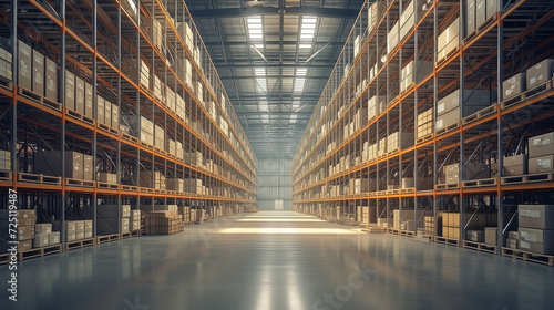 Industrial distribution and storage warehouse. © Jaroon