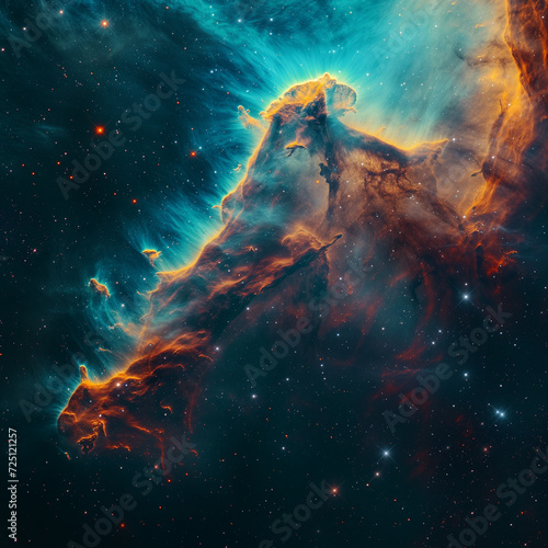 Cosmic Nebula Exploration: High-Resolution Travel Photography