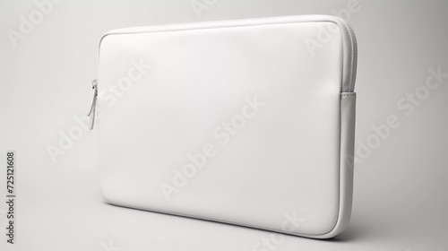 Mockup. Electronic Device Cover: White Laptop Sleeve