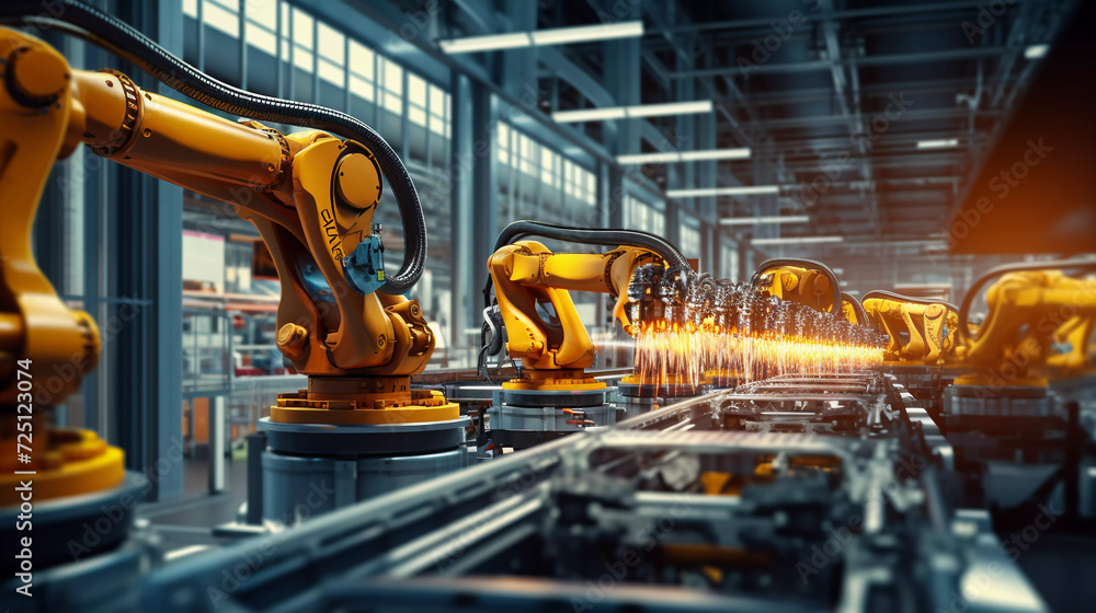 Smart Manufacturing: Factory Robotic Arms Smart Manufacturing: Factory Robotic Arms