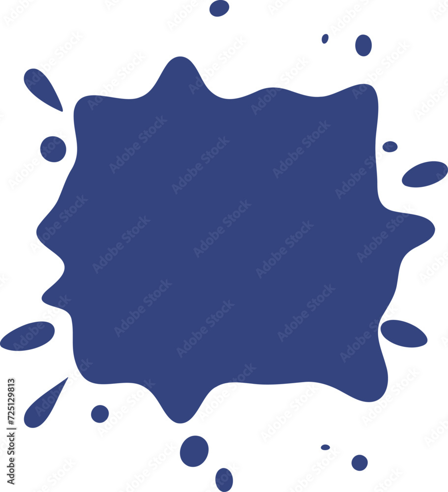Frame shape flat illustration. Border silhouette design element Frame shape flat illustration. Border silhouette design element