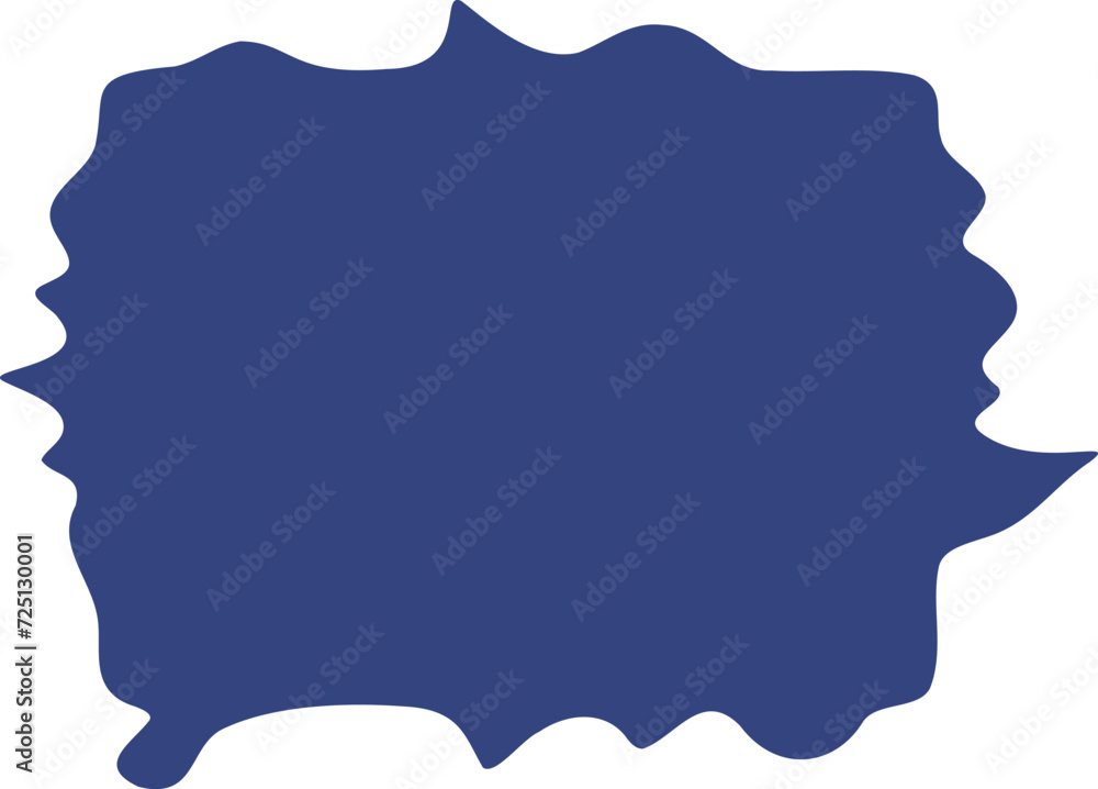 Frame shape flat illustration. Border silhouette design element Frame shape flat illustration. Border silhouette design element