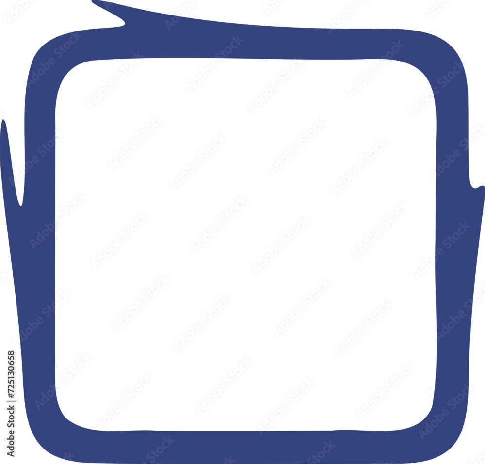 Frame shape flat illustration. Border silhouette design element Frame shape flat illustration. Border silhouette design element