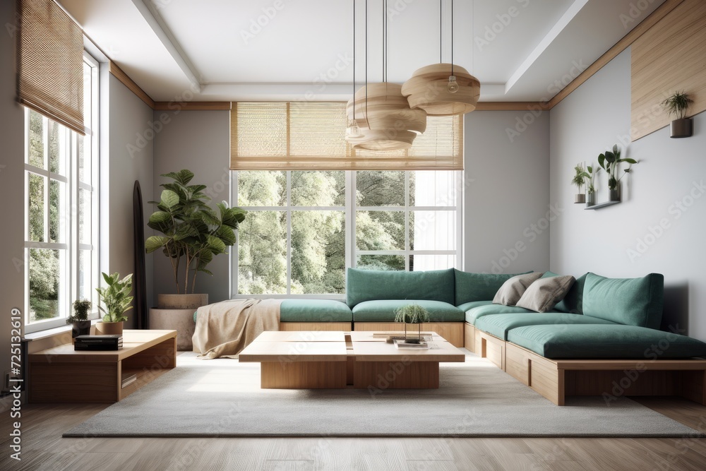 Interior of a modern home's living room. Elegant interior design Interior of a modern home's living room. Elegant interior design