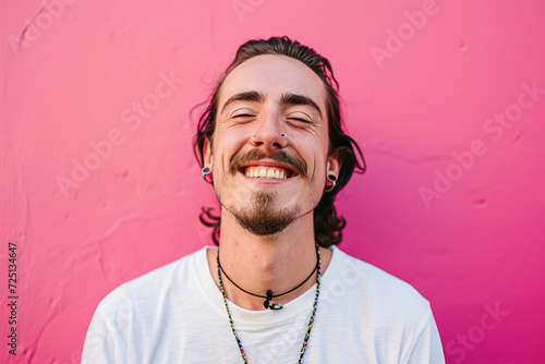 Happy Man Stock Photos - Capturing the Essence of Joy and Positivity in Everyday Life, Perfect for Lifestyle and Wellness Projects, Generated AI