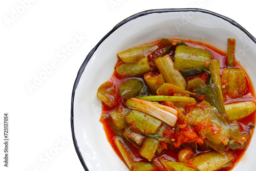 Kimchi korea food, cucumber kimchi