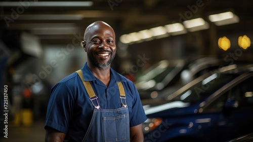 Mid adult male mechanic