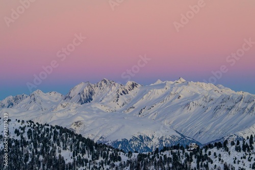 Evening atmosphere, Belalp, Naters, Brig, Canton Valais, Switzerland, Europe photo