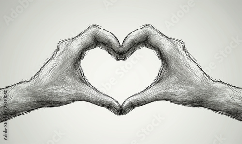 Hands Making Heart Shape With Fingers