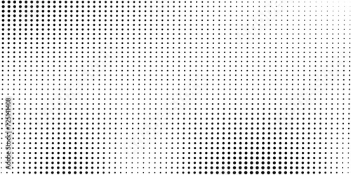 Half tone gradient. Dotted gradient  fine dot spraying and halftone dotted background seamless horizontal geometric pattern vector template set. vector illustration