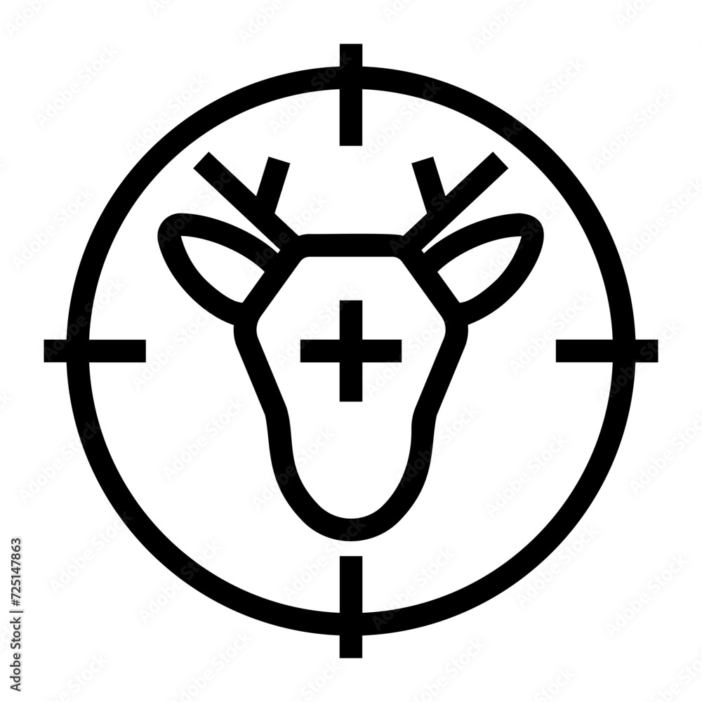 Fototapeta premium hunter icon